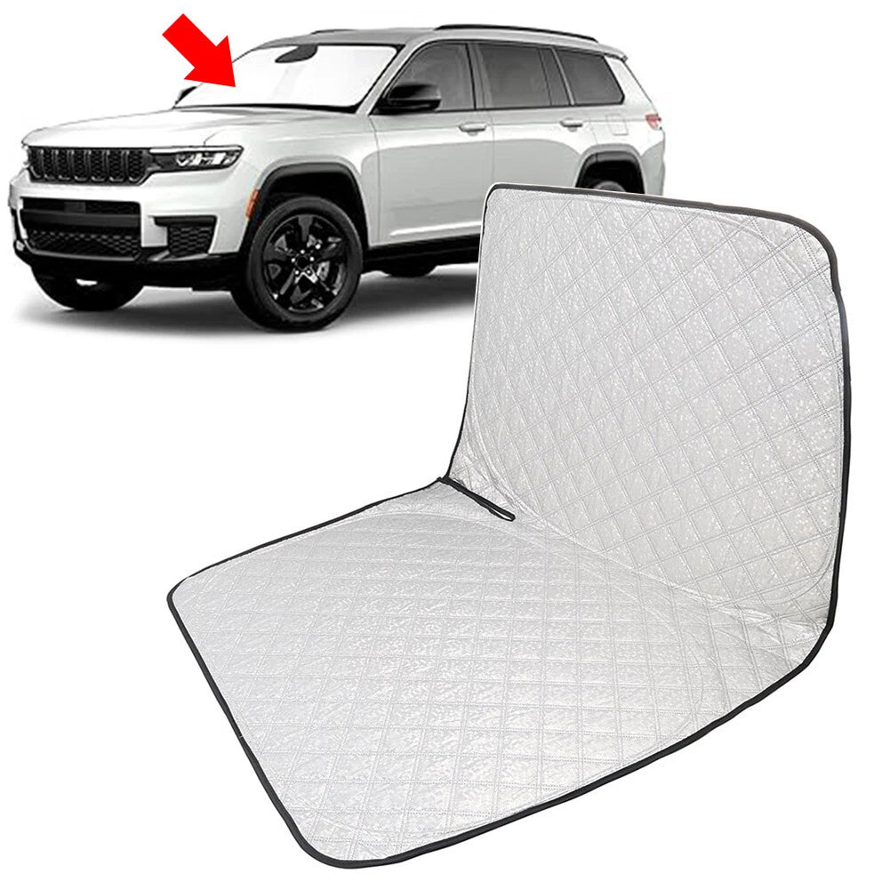 Foldable Windshield Sun Shade for Jeep Grand Cherokee (2021–2024)