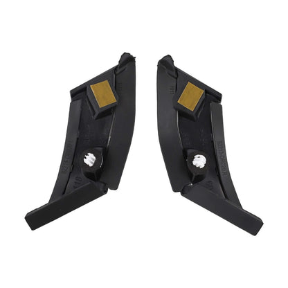 Pair of Black ABS A Pillar Trim Panel Covers for Toyota RAV4 (2019–2023)