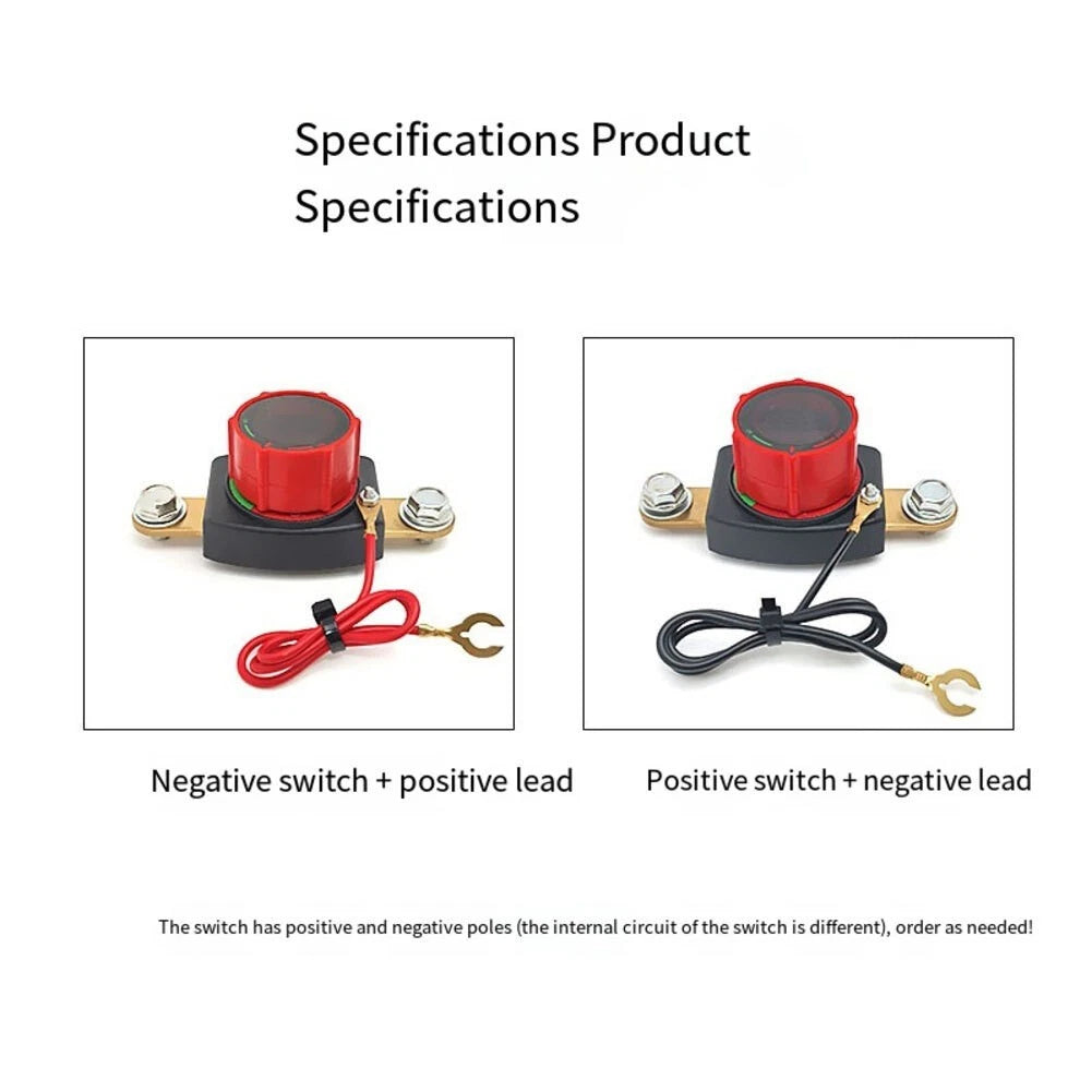 Battery Disconnect Switch for Universal Applications (Flame Retardant Nylon)