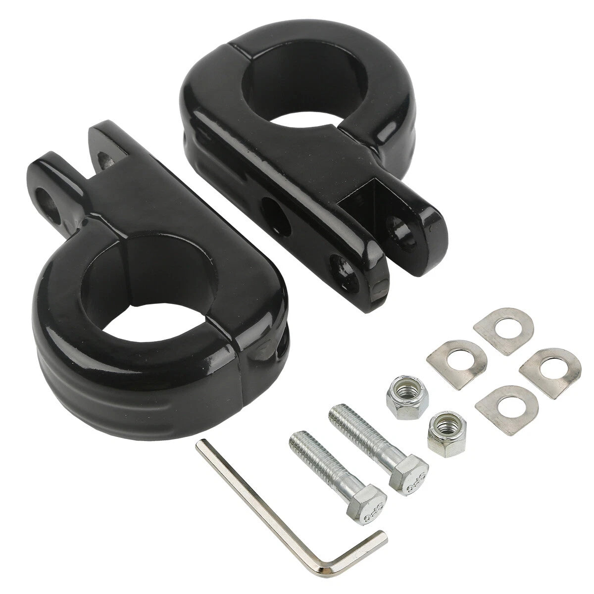 1 1/4" Footpeg Pegs for Harley (Engine Guard Crash Bar)