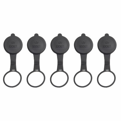 5X Waterproof 12V Car Socket Cover - Dustproof & Oilproof
