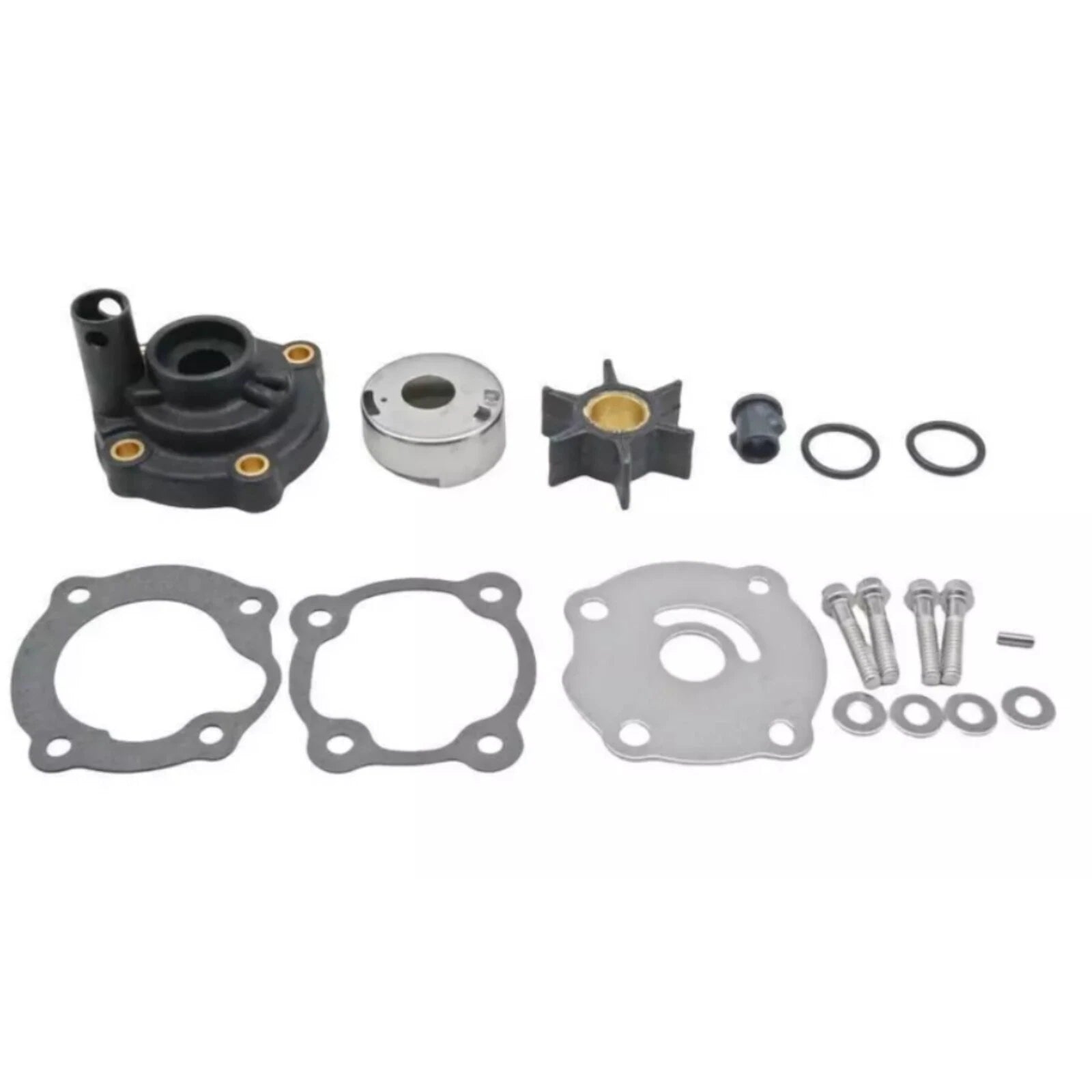 Water Pump Impeller Repair Kit with Housing for Johnson Evinrude 25/35HP (N/A) 0389611
