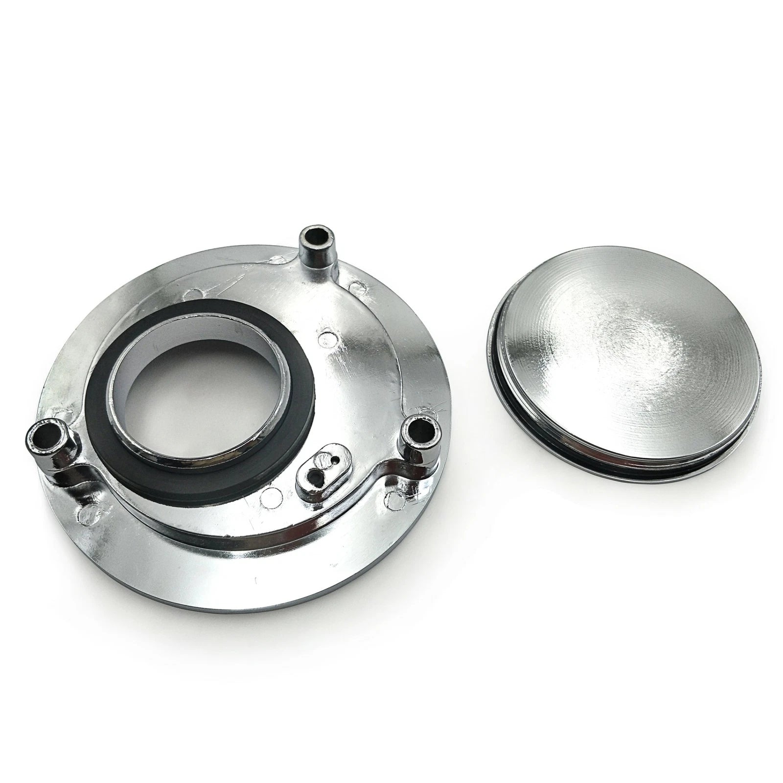 Chrome Keyless Gas Cap for Yamaha YZF R6 (2006–2020)