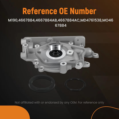 Engine Oil Pump for Dodge Neon Stratus L4 2.0L SOHC (1995–2005) M190