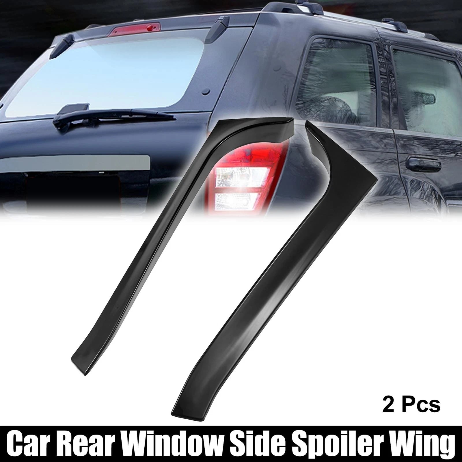2PCS Rear Window Side Spoiler Wing Trim Replacement for Volkswagen Golf 6 (2009–2013)