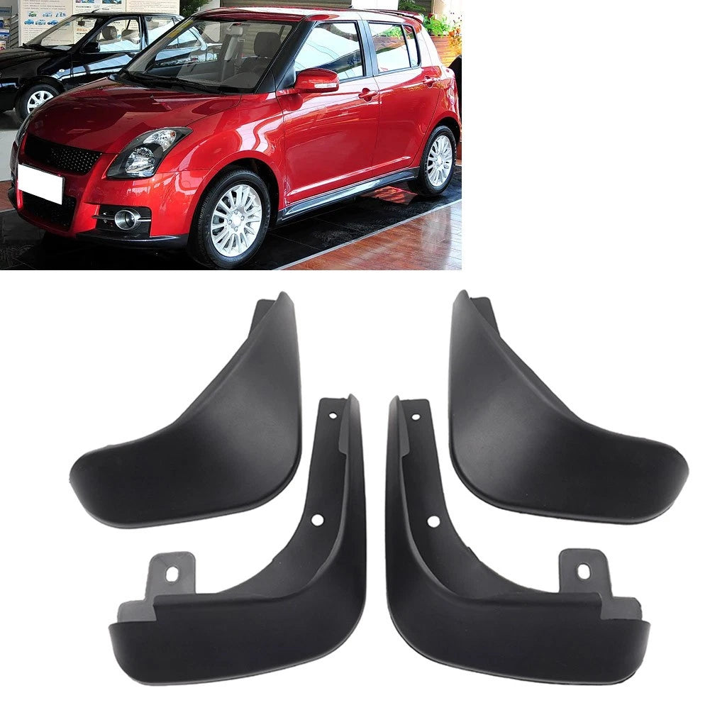 Mud Flaps Splash Guards for Suzuki Swift (2011–2016)