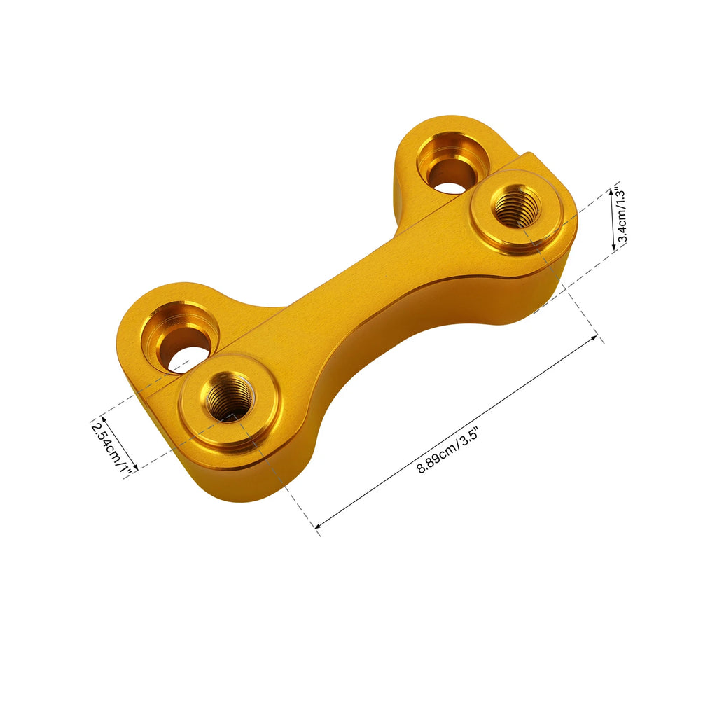 1" Handlebar Pull Back Plate for Harley Dyna Low Rider (1999–2017), Softail (2000–2025)