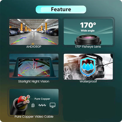 170° AHD 1080P Front View Camera for Renault Megane Clio 4 RS Scenic Twingo