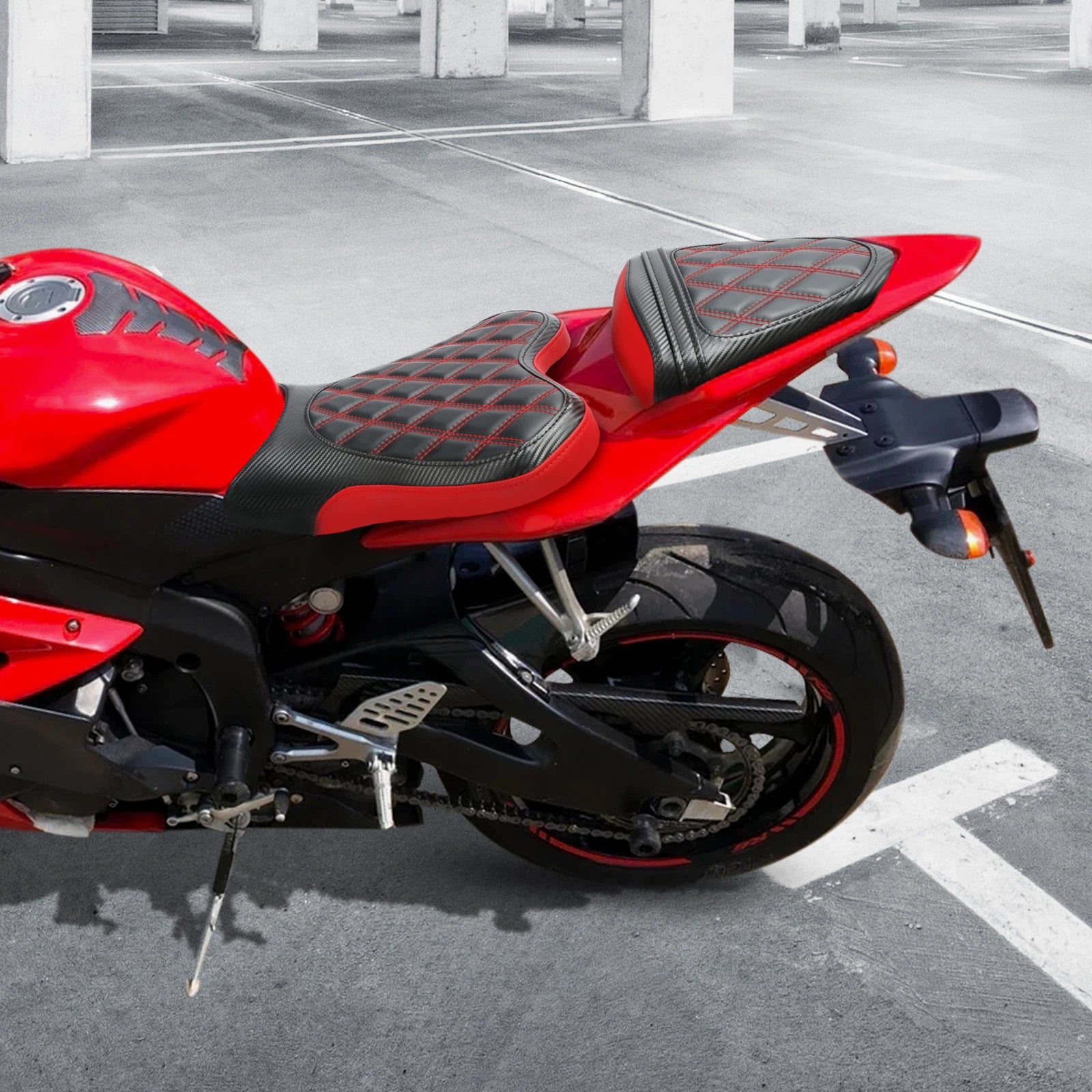 Driver & Passenger Seat for Yamaha YZF R6 (2006–2007)