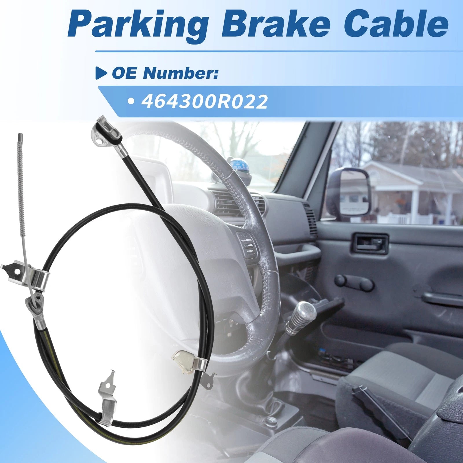 Rear Left Parking Brake Cable Assembly for Toyota RAV4 (2009–2019)