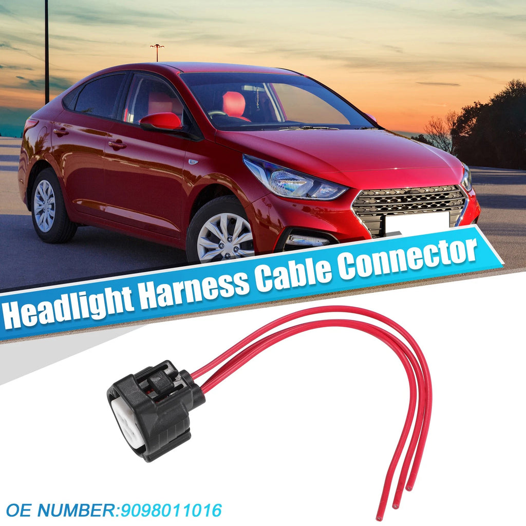 Headlight Harness 3 Pin Connector for Toyota Scion (2005–2015)