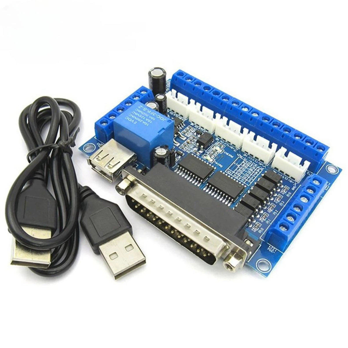 5 Axis CNC Interface Adapter Breakout Board for Mach3 Stepper Motor Driver