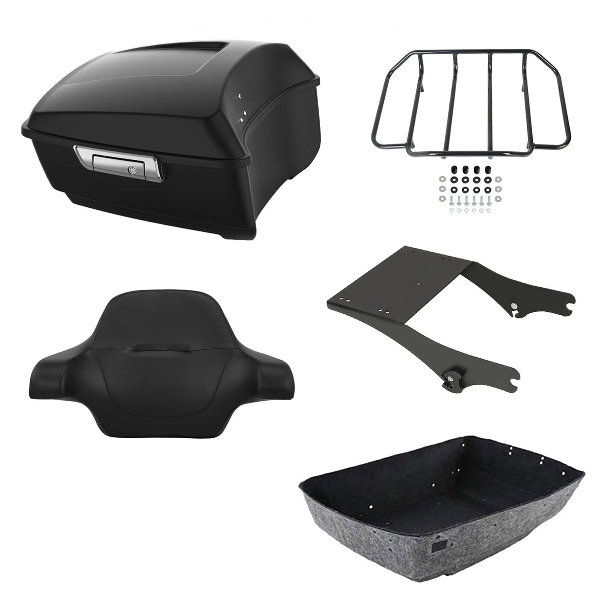 Trunk Luggage Backrest Mount Rack for Harley Electra Glide (1997–2008)