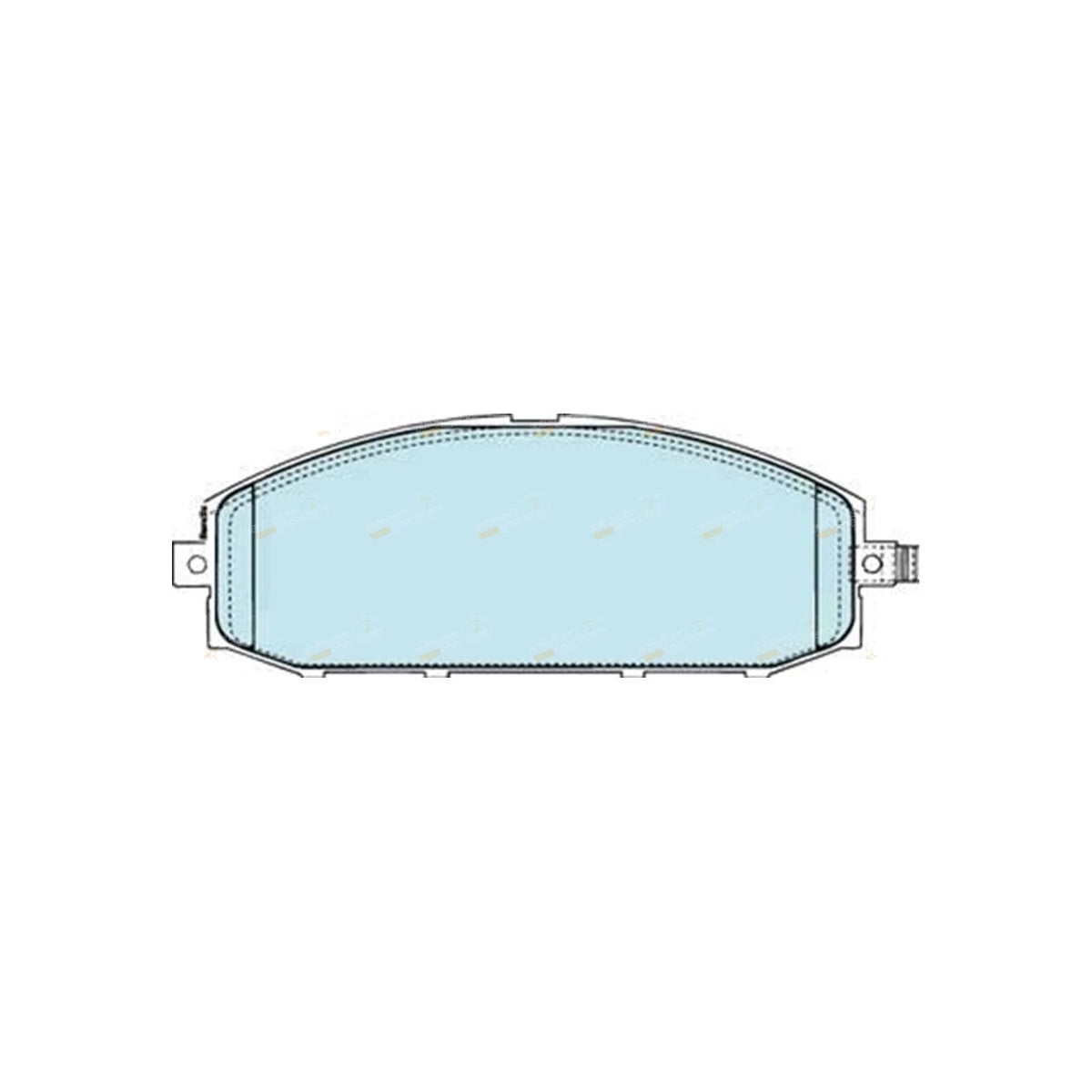 Set of 4 Bendix Heavy Duty Front Disc Brake Pads for Jeep Grand Cherokee (1996–1999)