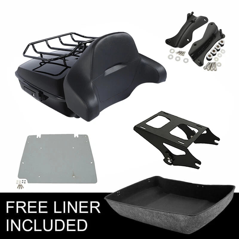 Chopped Trunk Backrest Mount for Harley Street Road Glide (2014–2026)