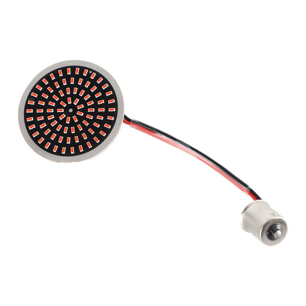 1156 LED Turn Signal Light Inserts for Harley Softail Touring Dyna Sportster (T)