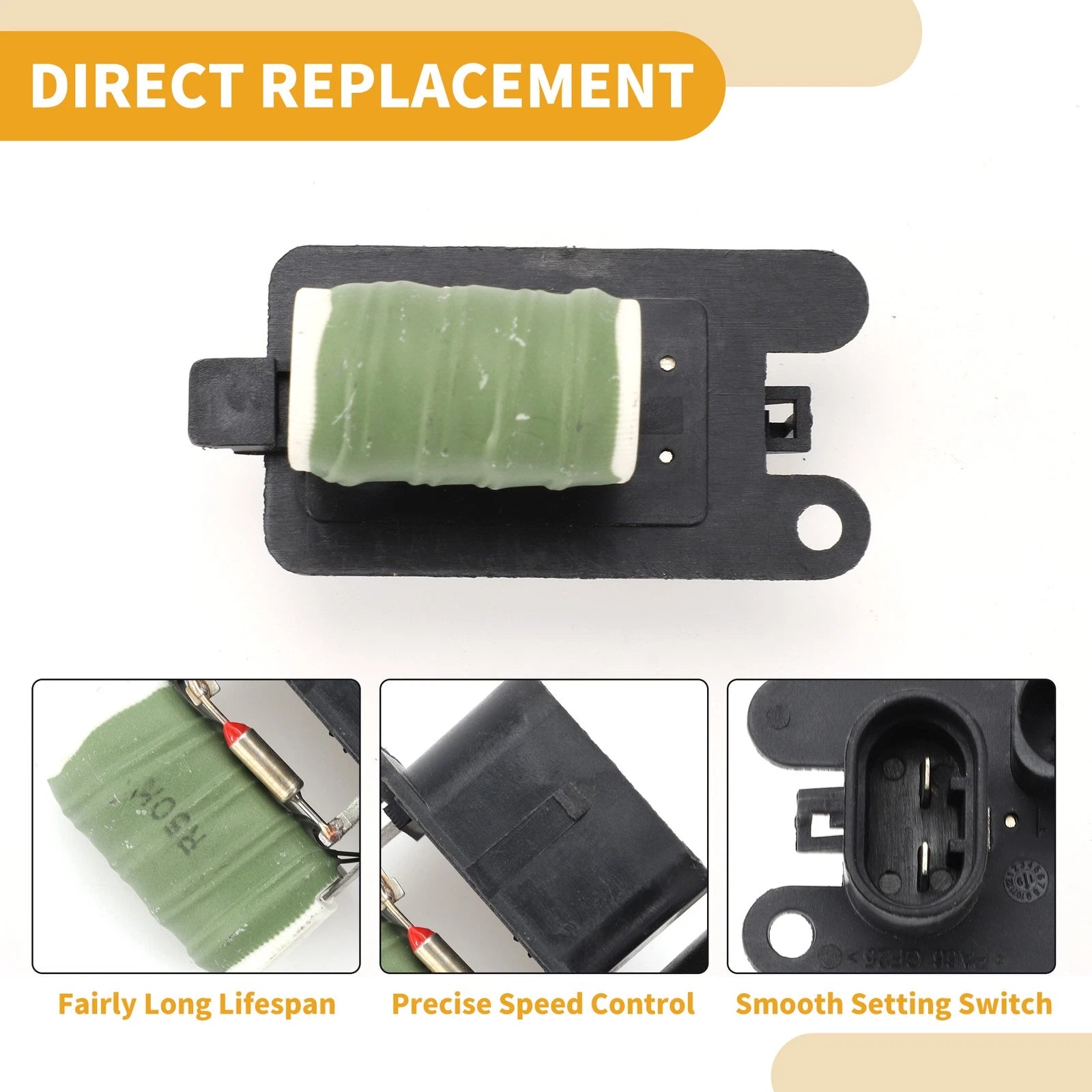 HVAC Blower Motor Resistor OEM Replacement for Volkswagen Golf (2002–2006)