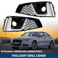 Car Front Fog Light Grill Pair Replacement for Audi A6 C7 (2012–2015)
