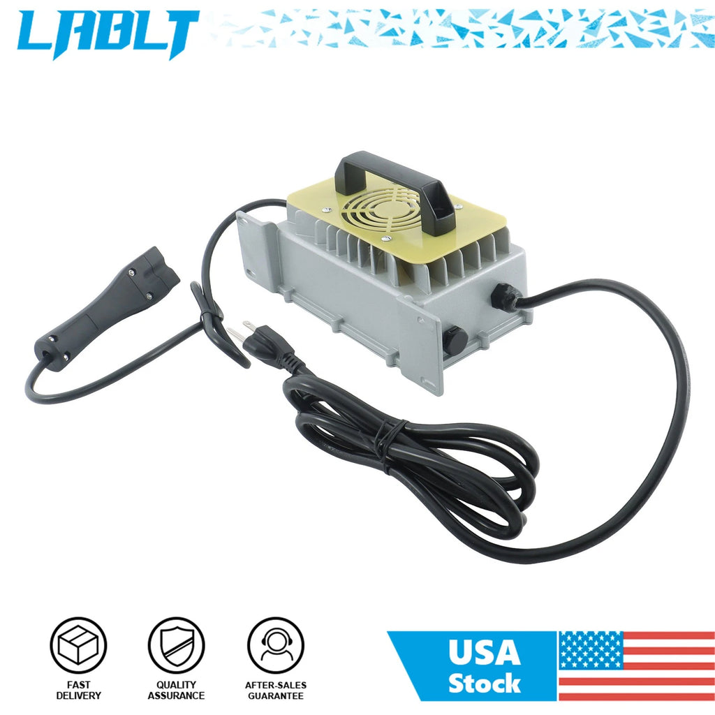 48V 18A Charger with Triangular Plug for E-ZGO TXT (IP67 Waterproof)