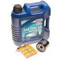 Oil Change Service Kit with Filter & NGK Plugs for Kawasaki STX-15F/SX-R (2016–2022)
