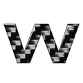 Carbon Black Door Wall Window Badge Emblem Decals for