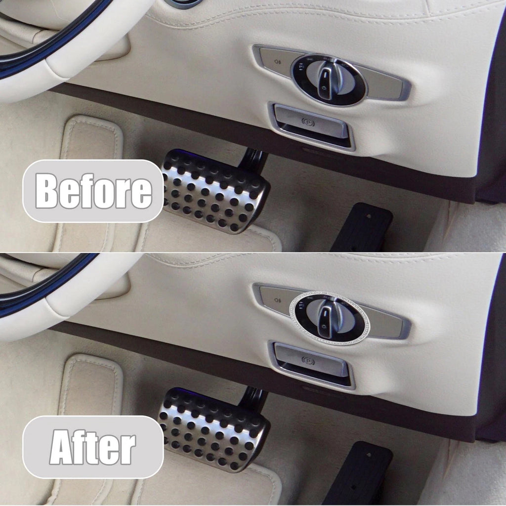 Headlight Switch Ring Cover Replacement for Mercedes-Benz C250 GLK300 (2010–2015)
