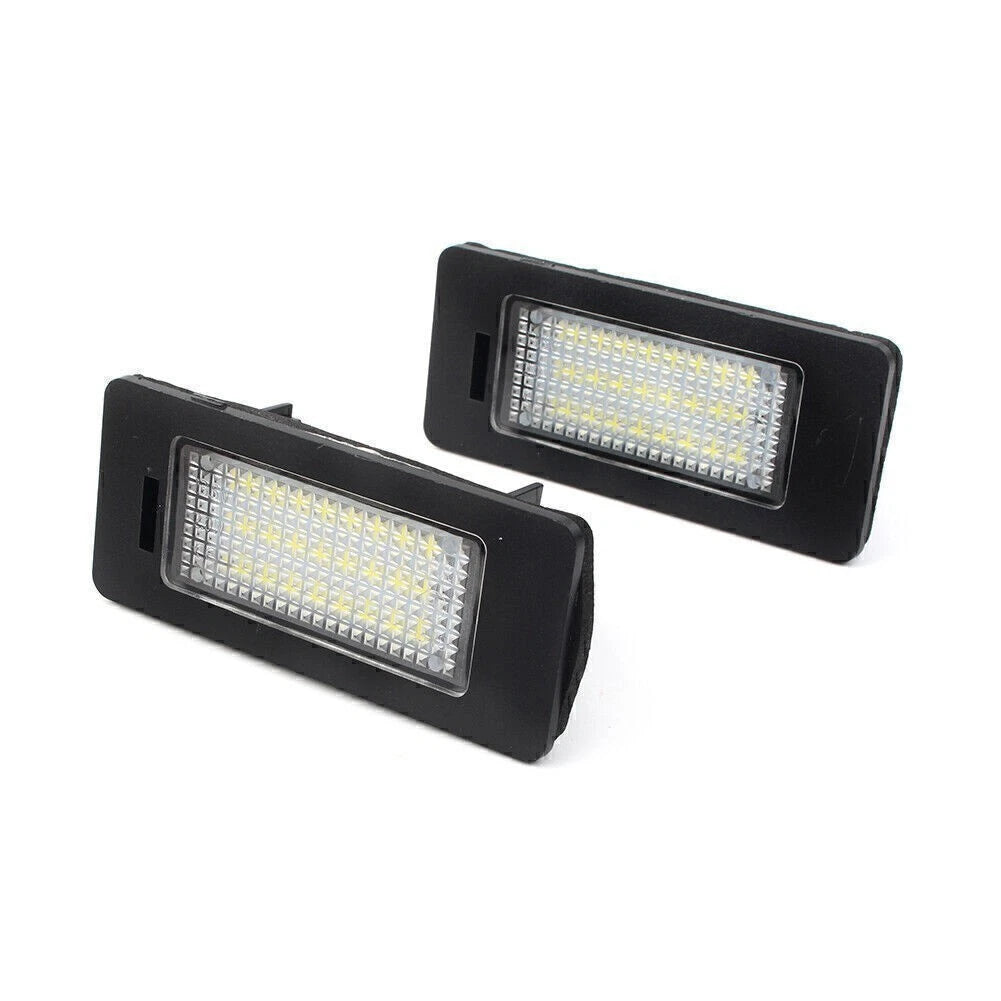 2Pcs 24SMD LED License Plate Light for Audi A1 8X / A3 8V / A4 S4 B8