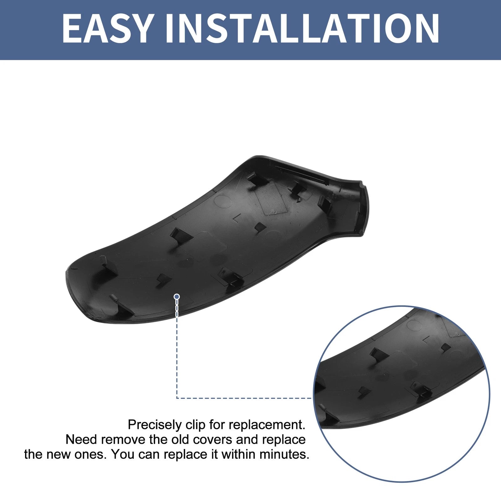 Left Passenger Side Mirror Cover Cap for Citroen C3 Picasso (2009–2017)