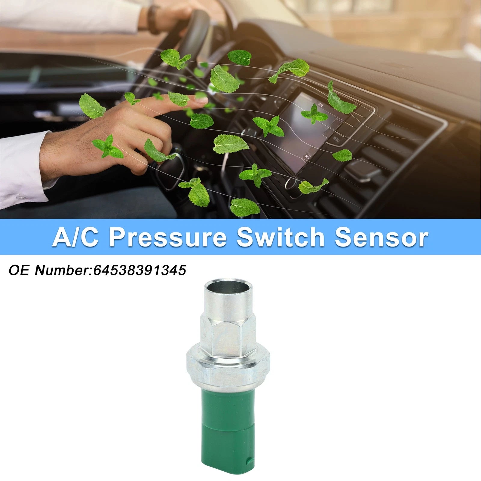 A/C Pressure Switch Sensor Replacement for BMW 740iL (1995–1998)