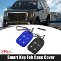 2PCS Silicone Key Fob Case Cover Replacement for Chevrolet Silverado (2019–2022)