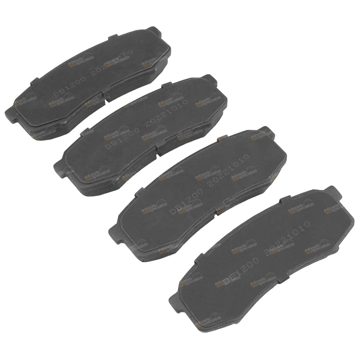4x Disc Brake Pads for Mitsubishi Pajero NS NT NW NX (2006–2012)