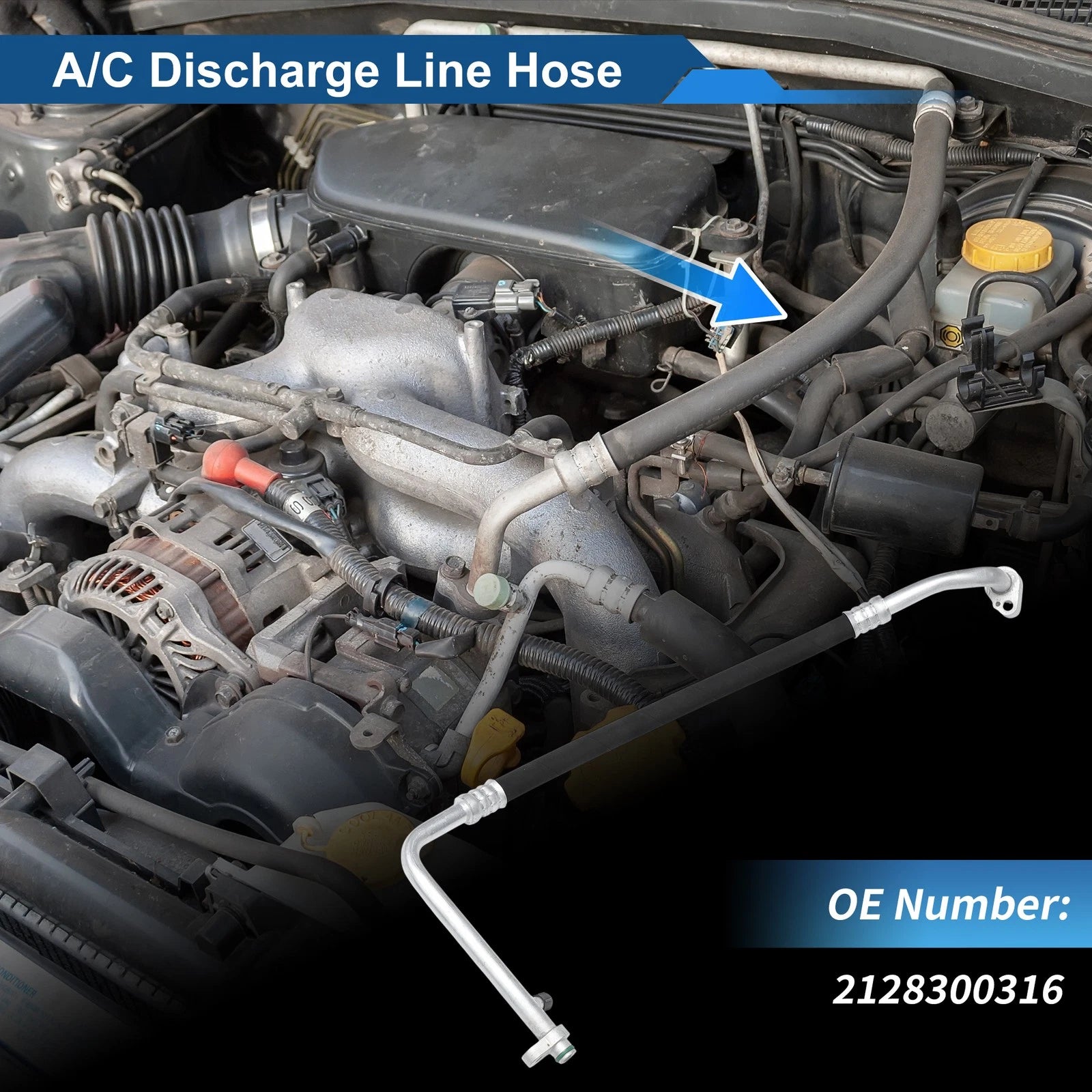 A/C Refrigerant Liquid Hose for Mercedes-Benz E400 (2014–2018) Replacement