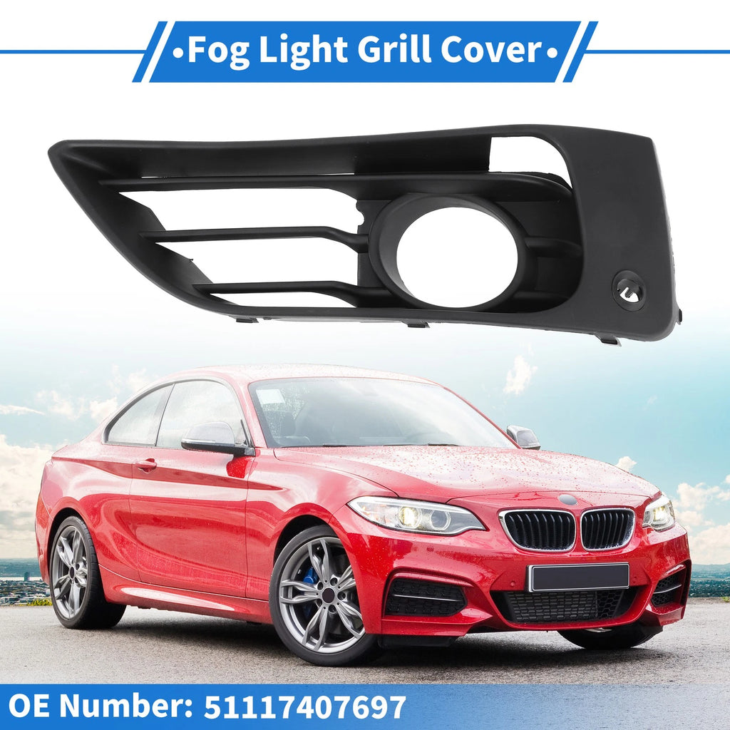 Front Left Fog Light Grill Replacement for BMW 2 Series (2013–2018)