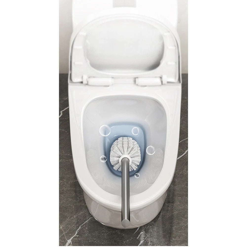 Wall Mounted Toilet Brush Holder for Bathroom Space Saving