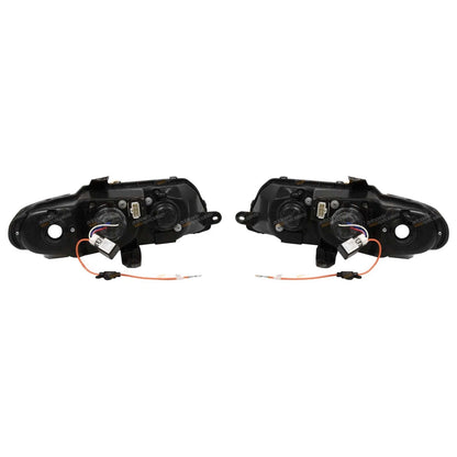 Altezza Clear Headlight Black for Holden Commodore VX VU (1997–2002)