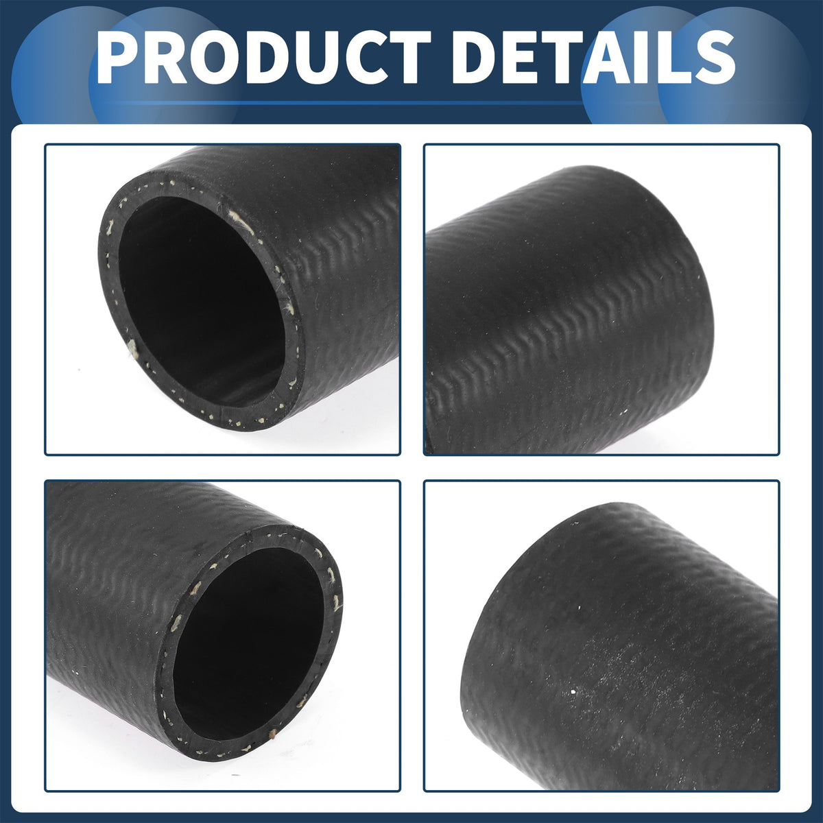 Radiator Hose Replacement for Audi Q7 (2017–2022) Black 1 Piece
