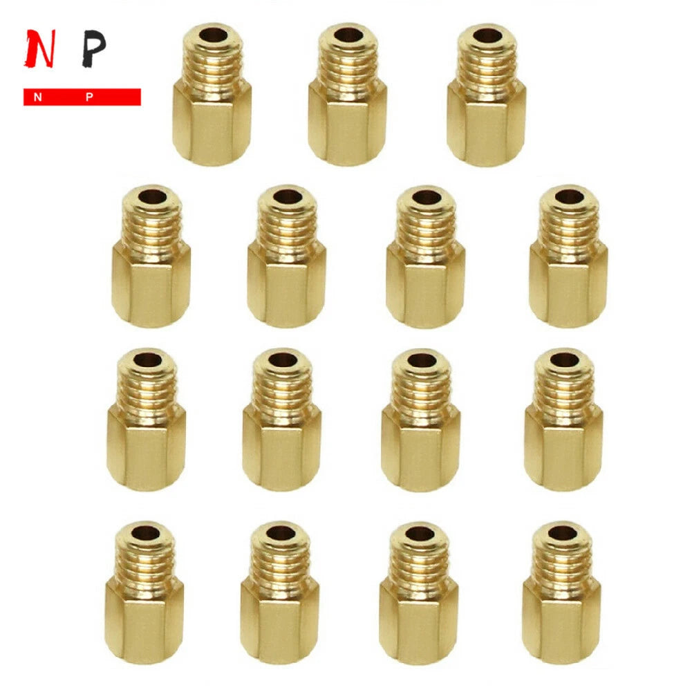 15 Pcs Hex Type Main Jets for Mikuni VM/TM/TMX Carburetor (#330-#470)