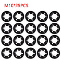 Push On Locking Washers Starlock Clips Kit for Metric Shaft