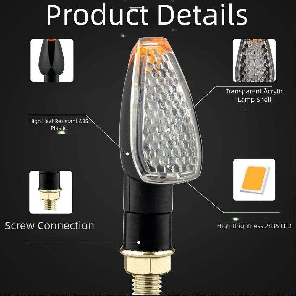LED Amber Indicator Lights for Cruisers