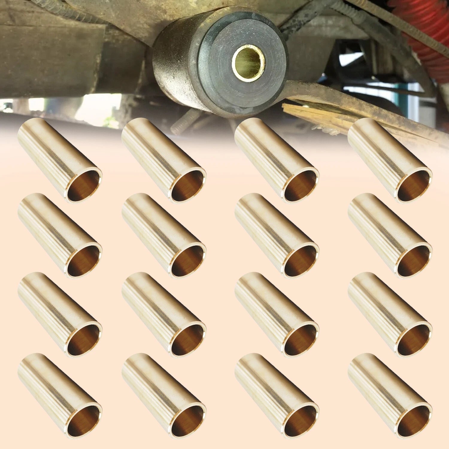 16X Trailer Leaf Spring Bushing Kit for