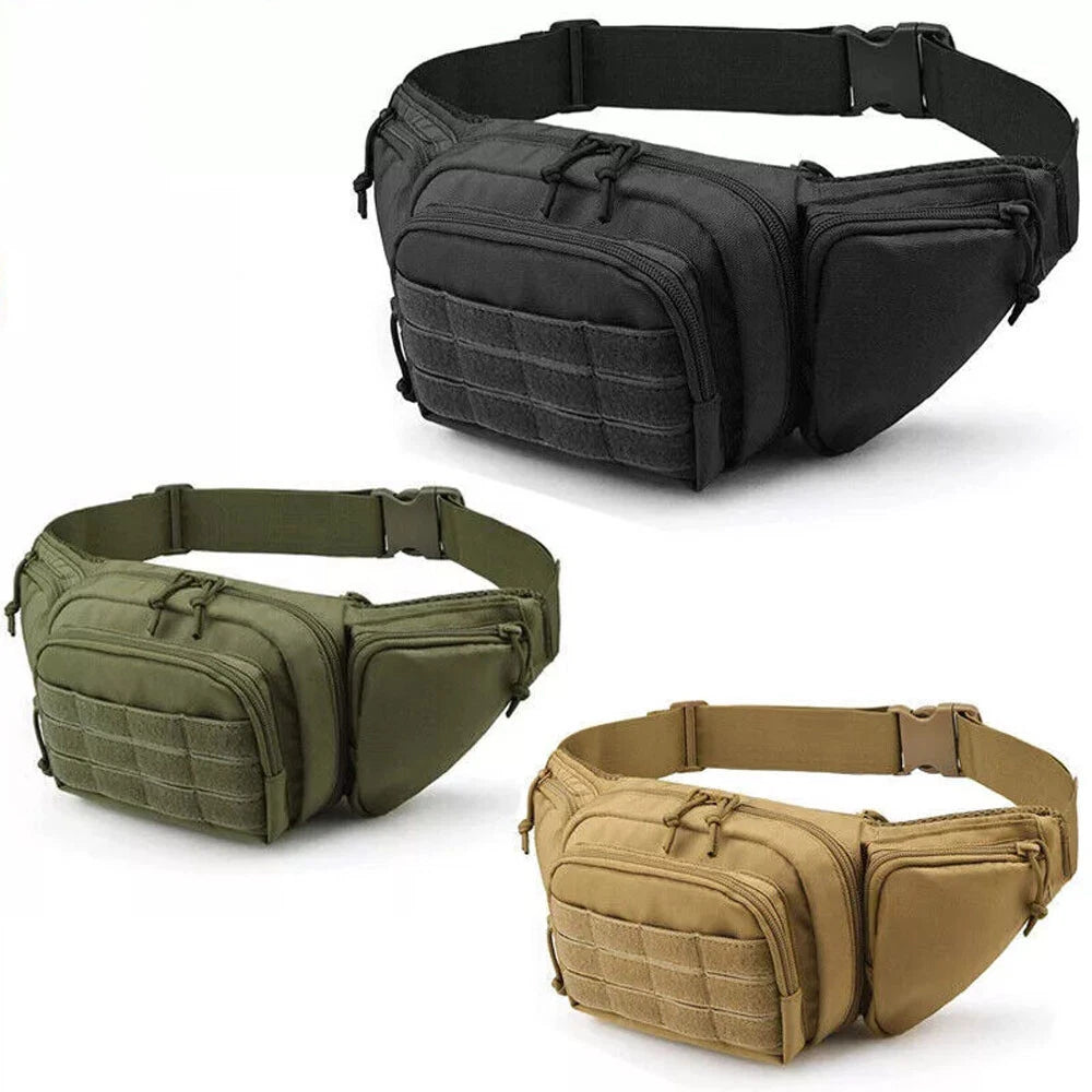 Tactical Waist Bag Concealed Carry Pouch for Outdoor Sports Hiking