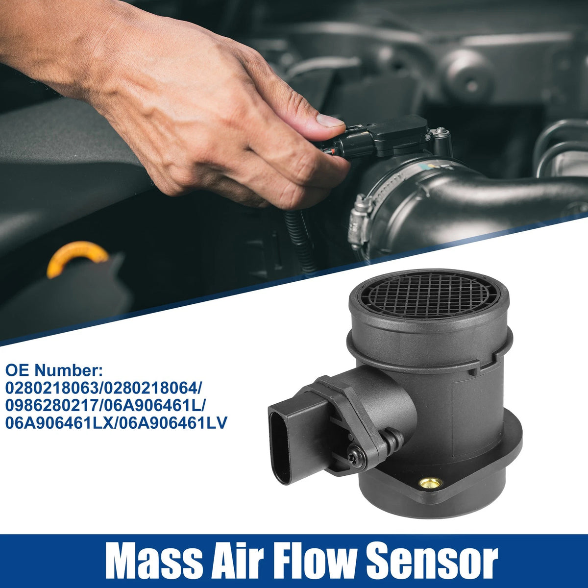 Mass Air Flow MAF Sensor for Audi A4 (2000–2006) No. 0280218063/0280218064