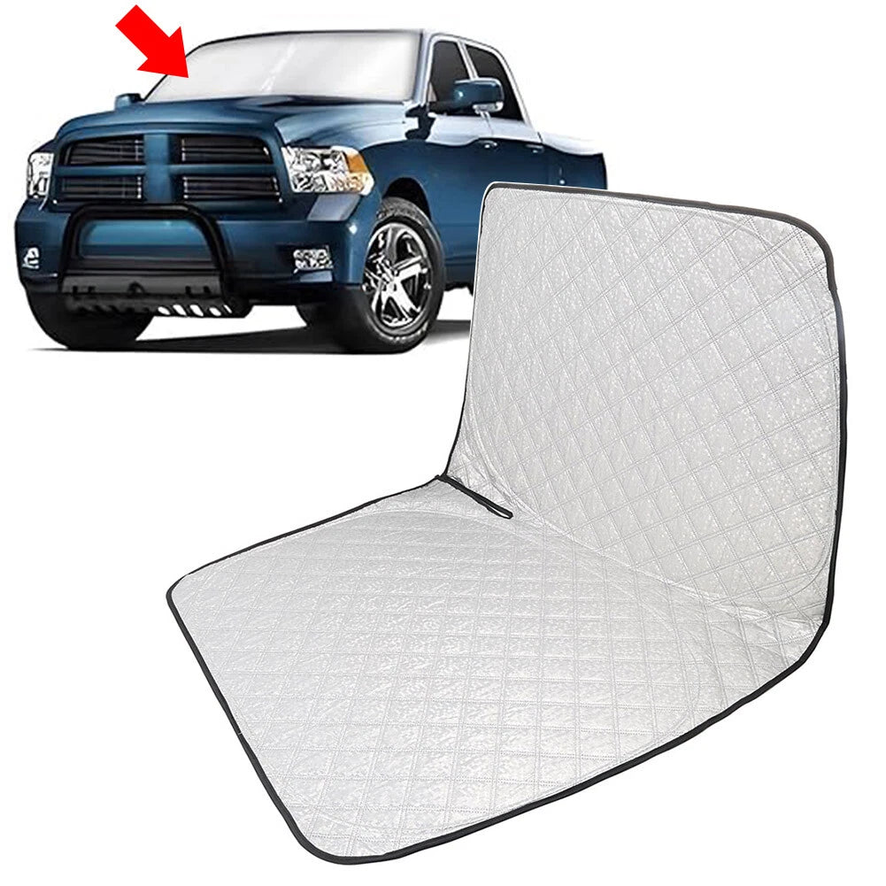 Foldable Windshield Sun Shade for Dodge RAM 1500 (2011–2018)