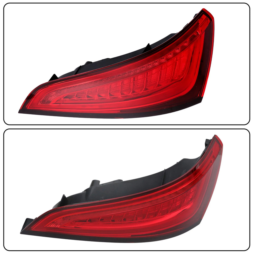 Tail Light Assembly LED Chrome Right Side for Audi Q5 (2013–2017)