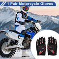 Fingerless Cycling Gloves Breathable Thin Shell for Red Mountain Bike (One Size)
