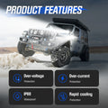 2X LED Pod Work Lights for Off Road Vehicles (3")