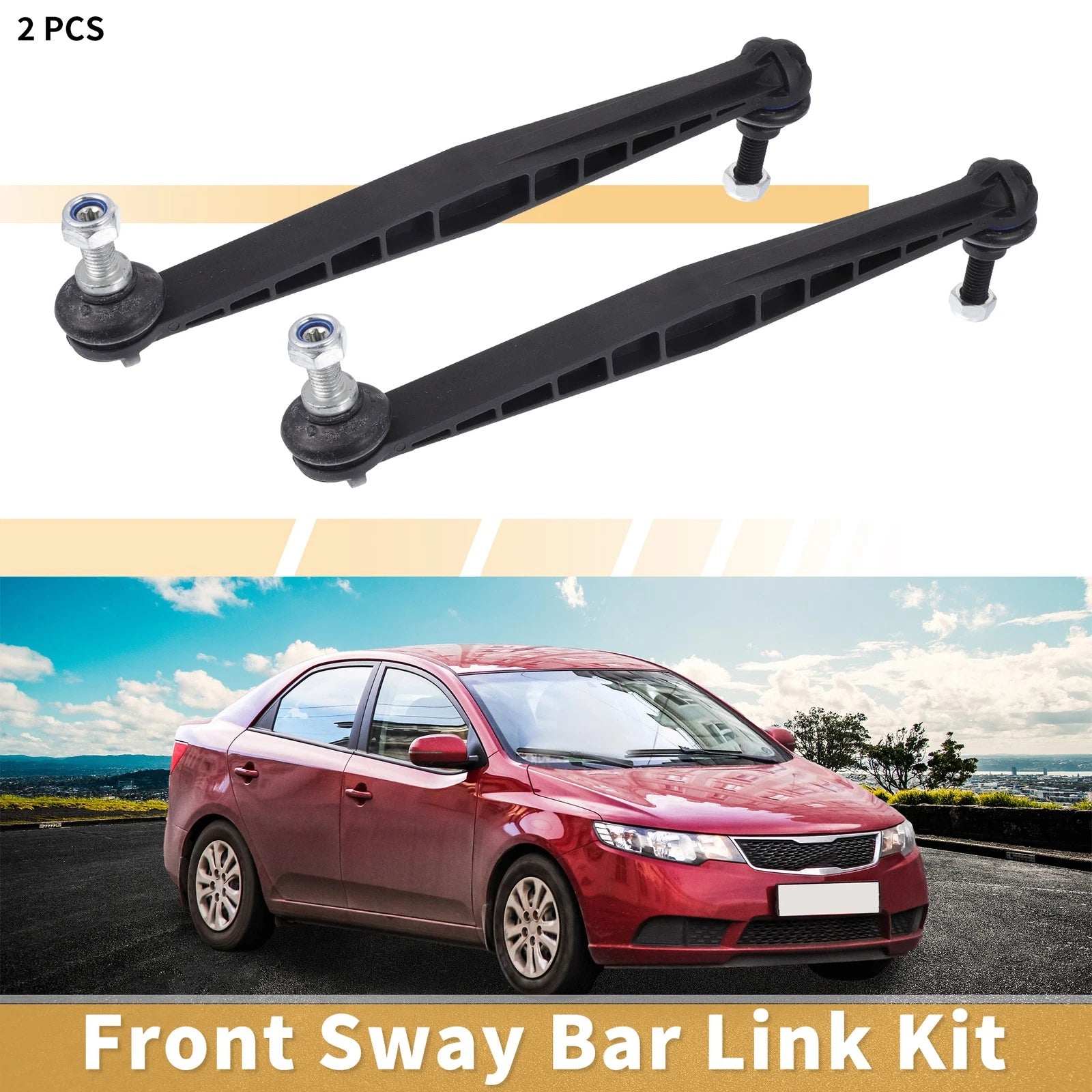 2PCS Front Sway Bar Links Stabilizer Link for Chevrolet Sonic (2012–2020)