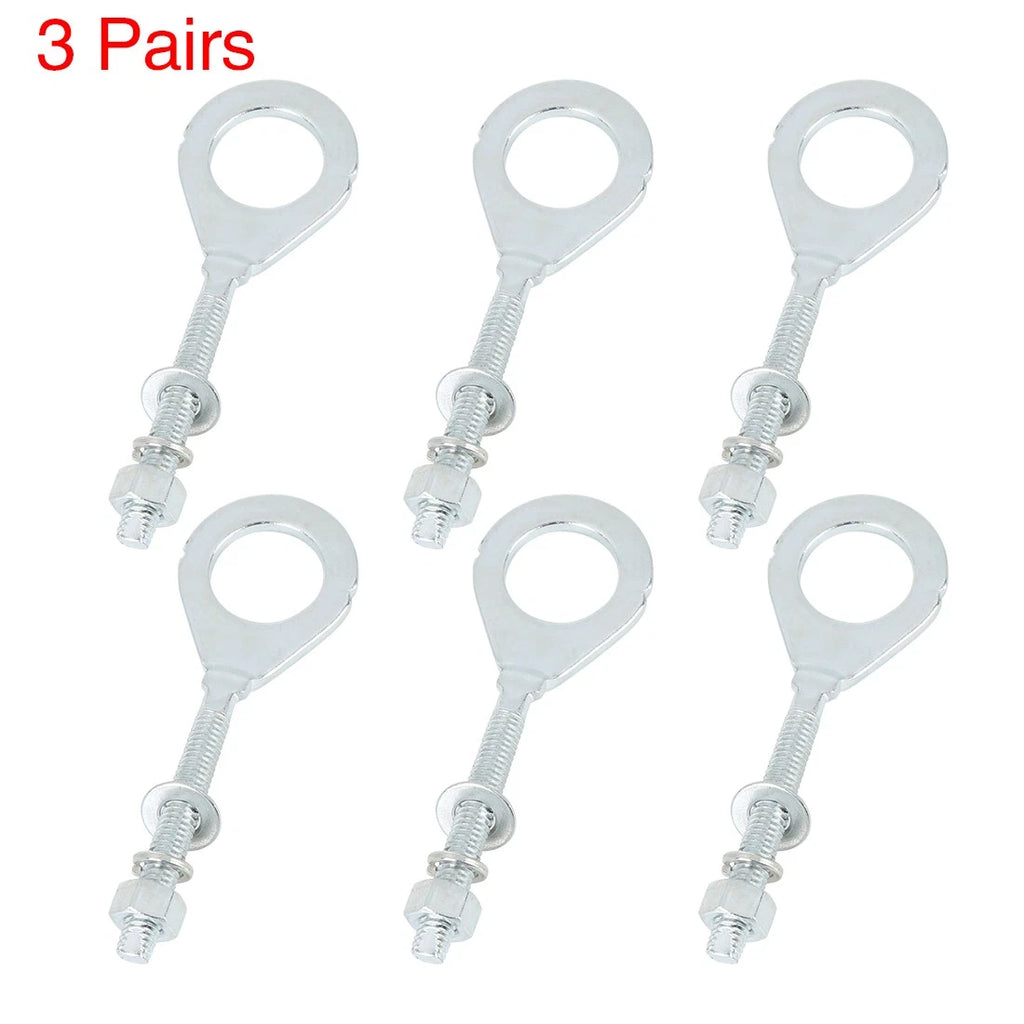 3 Pairs Chain Axle Adjuster Tensioner Pullers for Honda CG125 (2005–2015)
