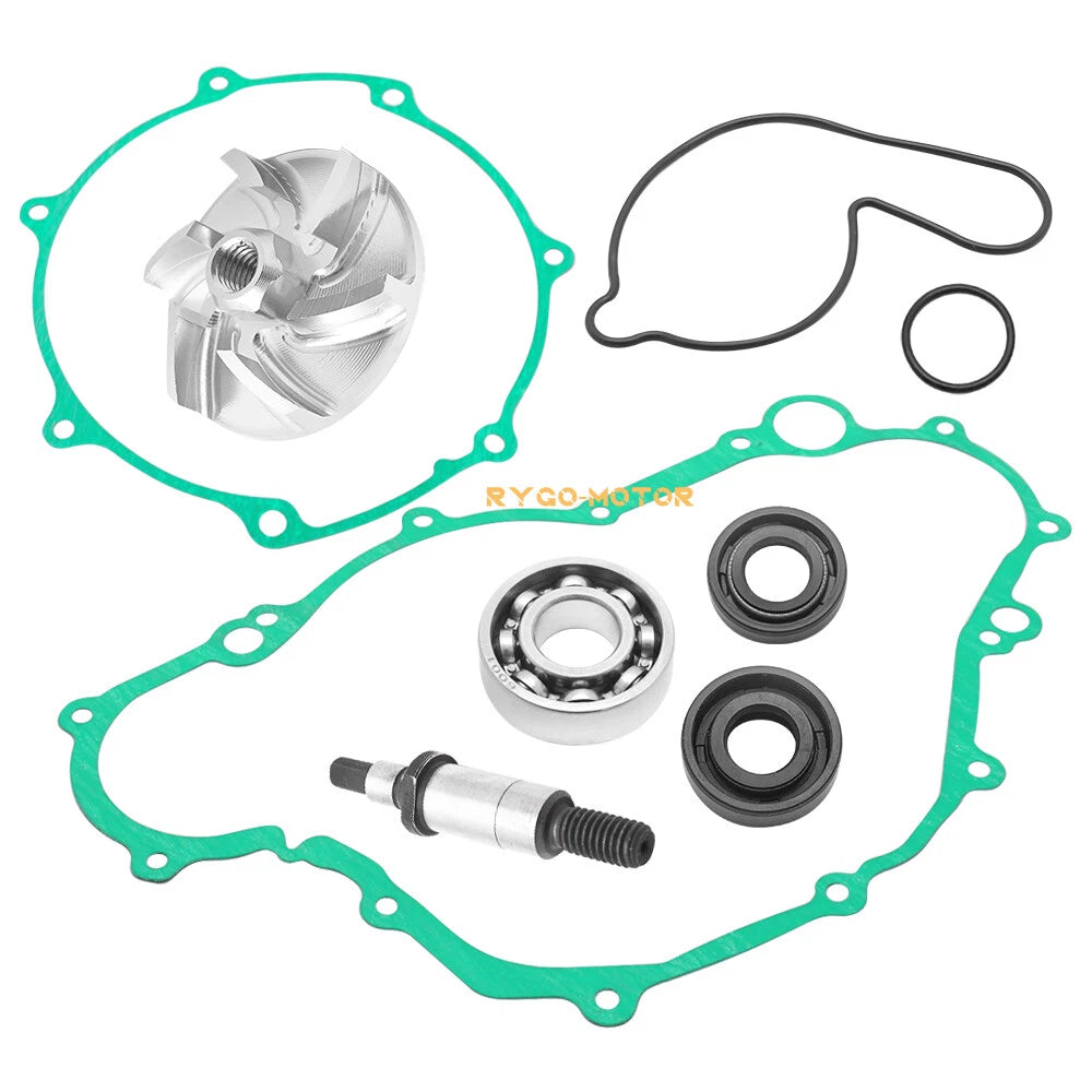Water Pump Rebuild Kit for Yamaha YFZ450 (2004–2013) - Impeller, Bearing, Shaft, Gasket