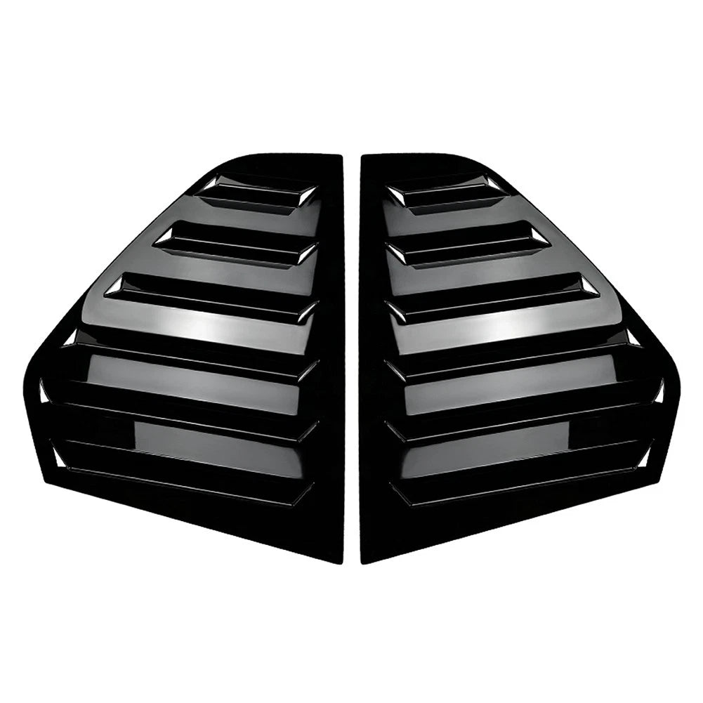 2X Rear Window Side Vent Shutter Louver Cover Trim for VW Golf 8 (2020–2022)